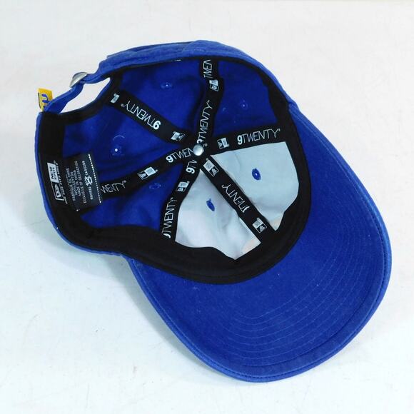 New Era Seattle Mariners Trident Logo Strapback Hat Blue 9Twenty Adjustable MLB - Picture 6 of 7